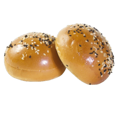 خبز برغر بريوش حبة بركة وسمسم Brioch Bun W&B Sesame