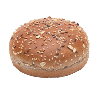 خبز برغر صحي متعدد الحبوب Brown Burger Bun